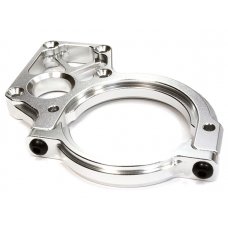 Billet Machined Main Motor Mount Plate, Silver, Axial 1/10th Yeti