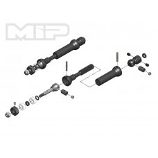 MIP X-Duty CVD Drive Kit, Rear, Traxxas Slash/Rally/Stampede 4x4