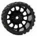Raptor Belted Monster Truck Wheels/Tires (pr.), Pre-mounted, Sport Medium Compound 17mm Hex