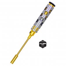 5.5mm Nut Driver Gold Ink Honeycomb Handle w/ Titanium Coated Tip