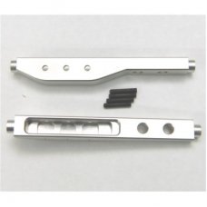 Aluminum Machined HD Rear Lower Susp. Links, Silver, 1pr, Yeti