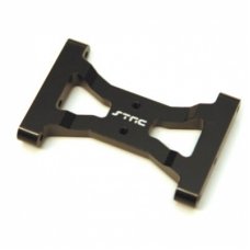CNC Machined Aluminum Rear Chassis Brace, for TRX-4, Solid One Piece (Black)