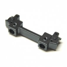 CNC Machined Aluminum Front Bumper Mount/Chassis Brace for Axial SCX10 II, GunMetal