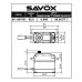 Savox Black Edition High Torque Digital Servo .09/277 @ 7.4V