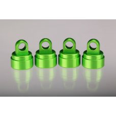 Traxxas Aluminum Shock Caps, Green, Fits Ultra Shocks