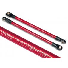 TRX5319X Push Rod (aluminum) (assembled with rod ends)(2)(red)(use with #5359 rockers)