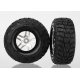 Traxxas SCT Tire/Wheel Assembled 2WD FRT