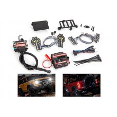 Pro Scale® LED light set, Ford Bronco (2021), complete with power module (includes headlights, tail lights, & distribution block) (fits #9211 body)