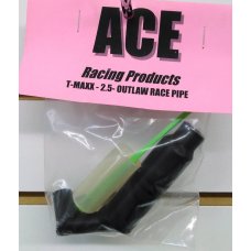 ACETX25B  Outlaw Race Pipe, T-Maxx 2.5, BLACK
